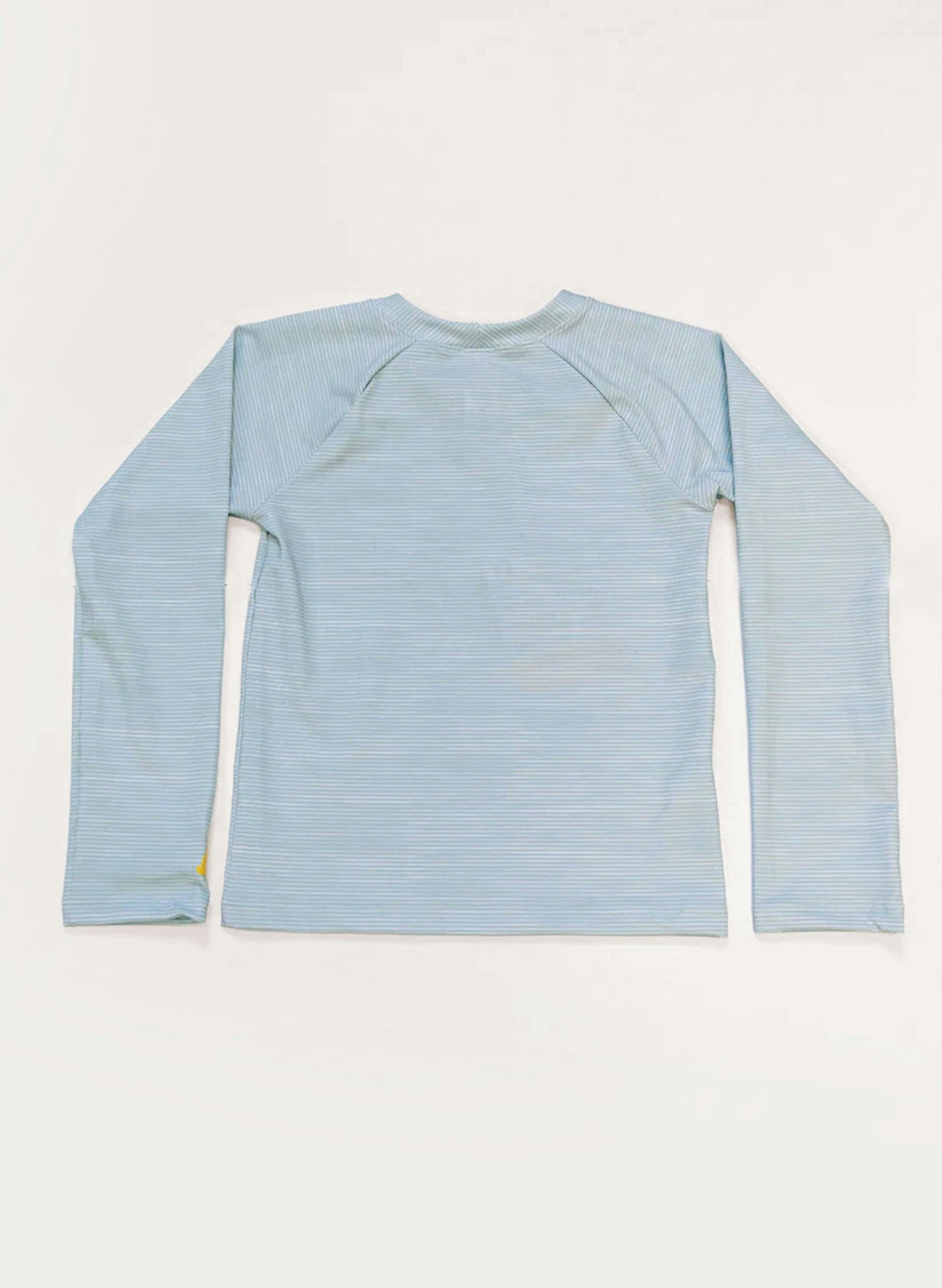 Rashguard Swim Shirt - Misty Blue Stripe