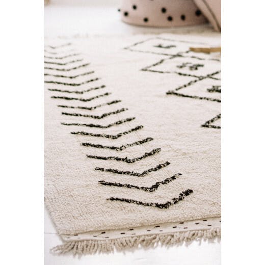 Bereber Rhombs Rectangular Washable Rug