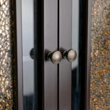 Windsor Wooden Floor Cabinet with Glass Mosaic Doors
