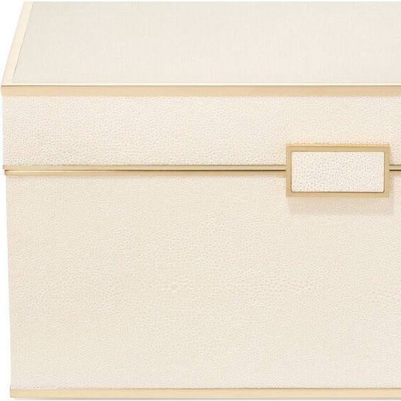 Luxe Shagreen Jewelry Box
