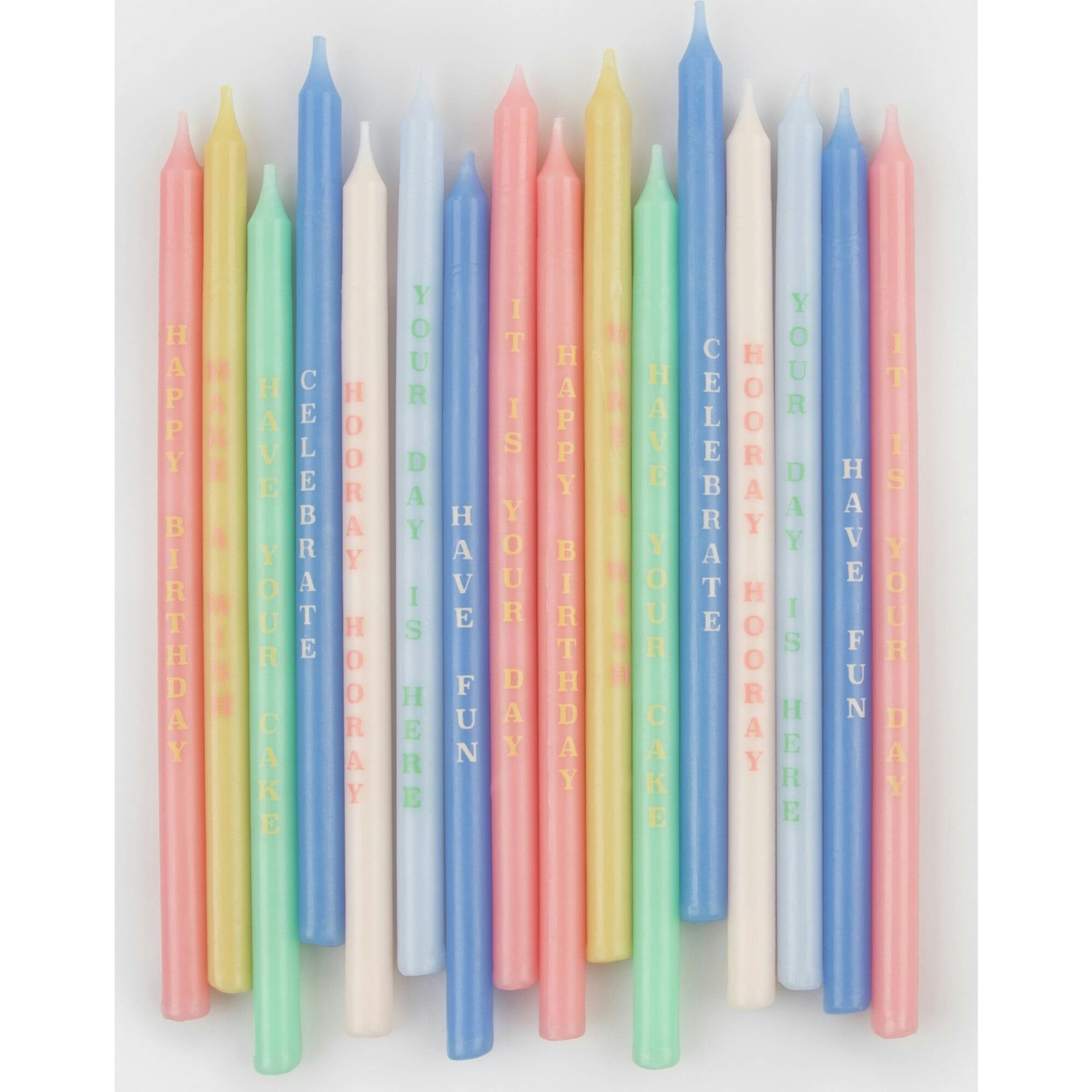 Birthday Phrases Candles