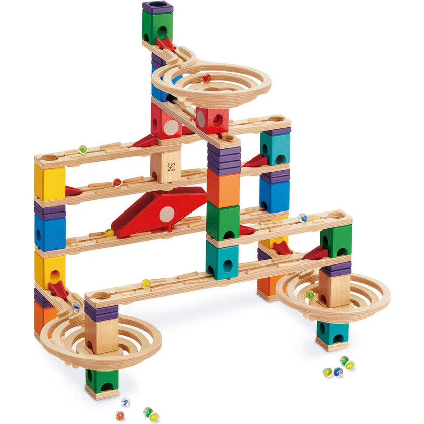 Quadrilla Wooden Marble Run DIY Construction