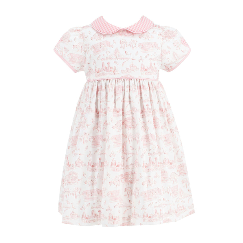 Sarita Girl Dress - Dallas Print