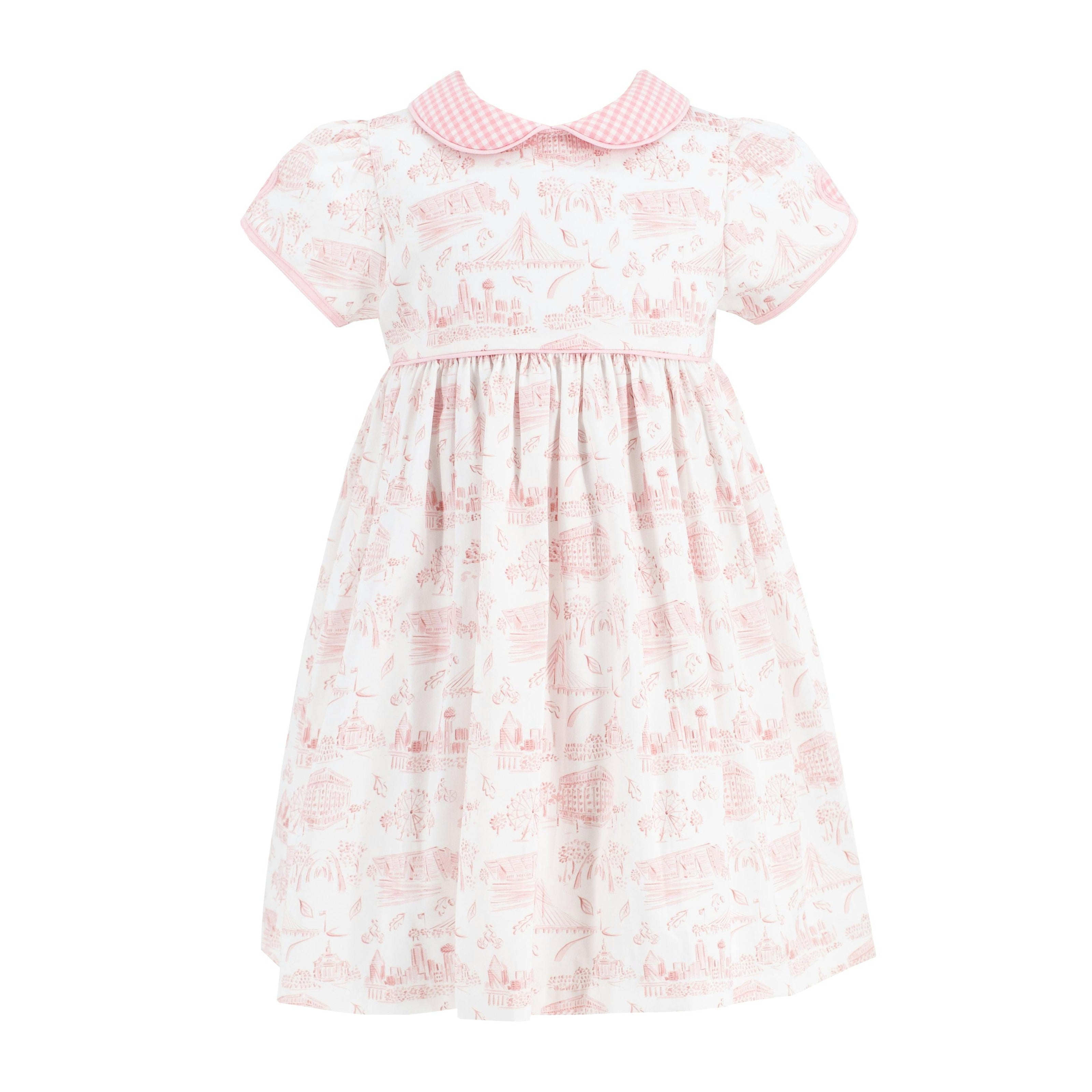 Sarita Girl Dress - Dallas Print