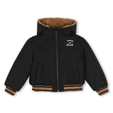 Brown Reversible Teddy Jacket