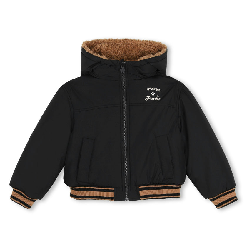 Brown Reversible Teddy Jacket