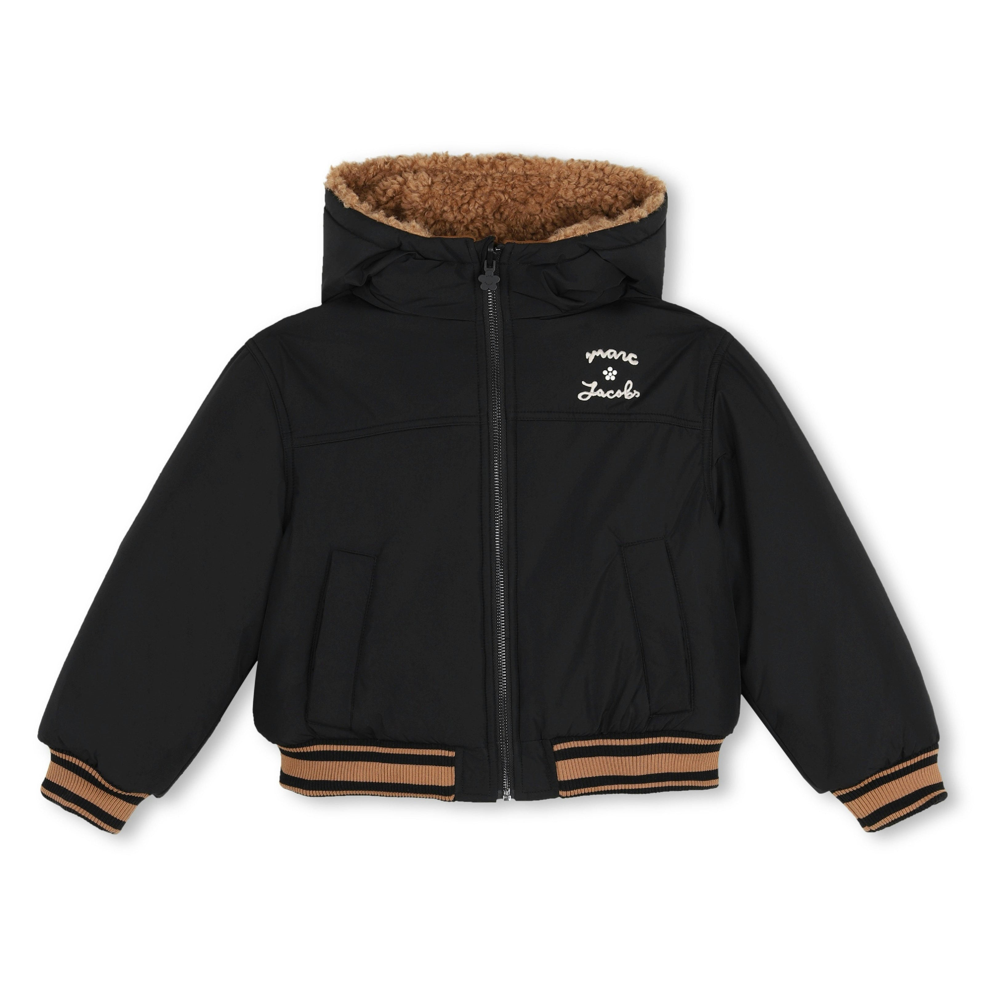 Brown Reversible Teddy Jacket
