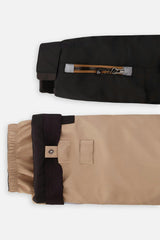 Two Piece Play Snowsuit Black And Beige