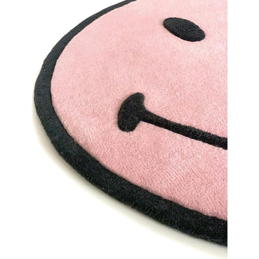 Round Smiley Rug