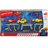 Dickie Toys - Transporter Set With 5 Die-Cast Cars