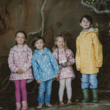 Recycled Waterproof Raincoat, Yellow