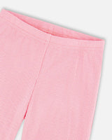 Crinkle Jersey Leggings Pink