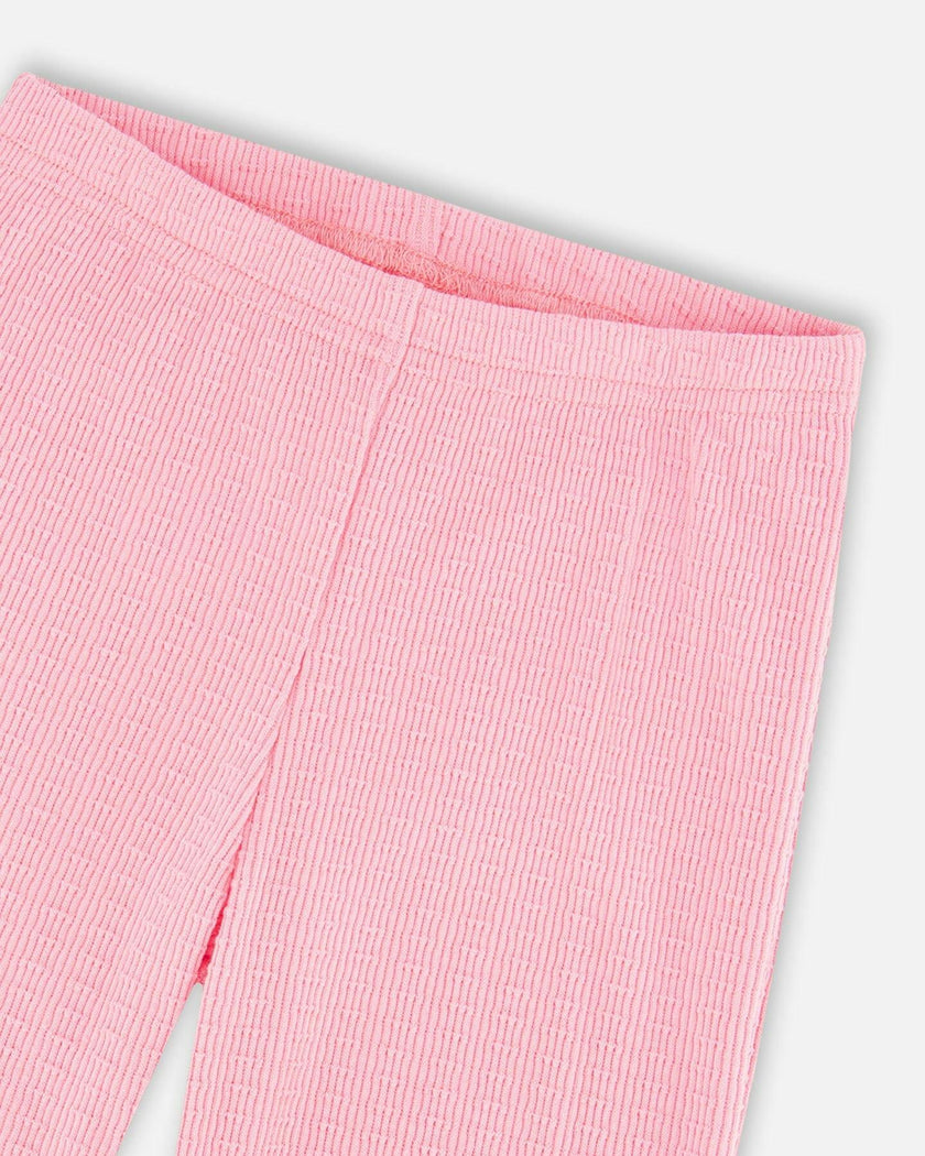 Crinkle Jersey Leggings Pink