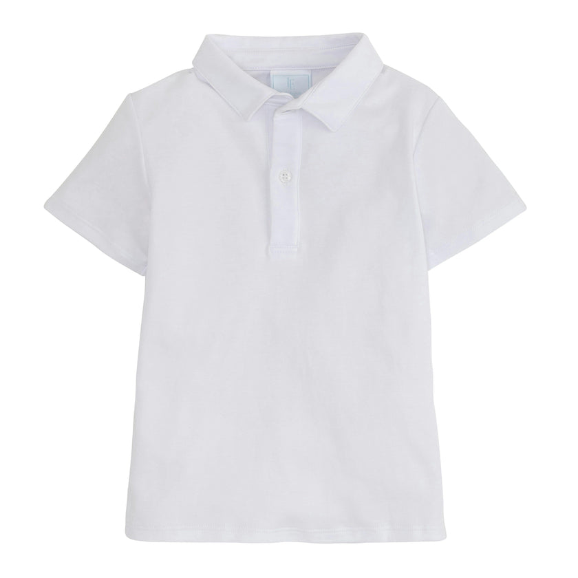 Short Sleeve Polo - White