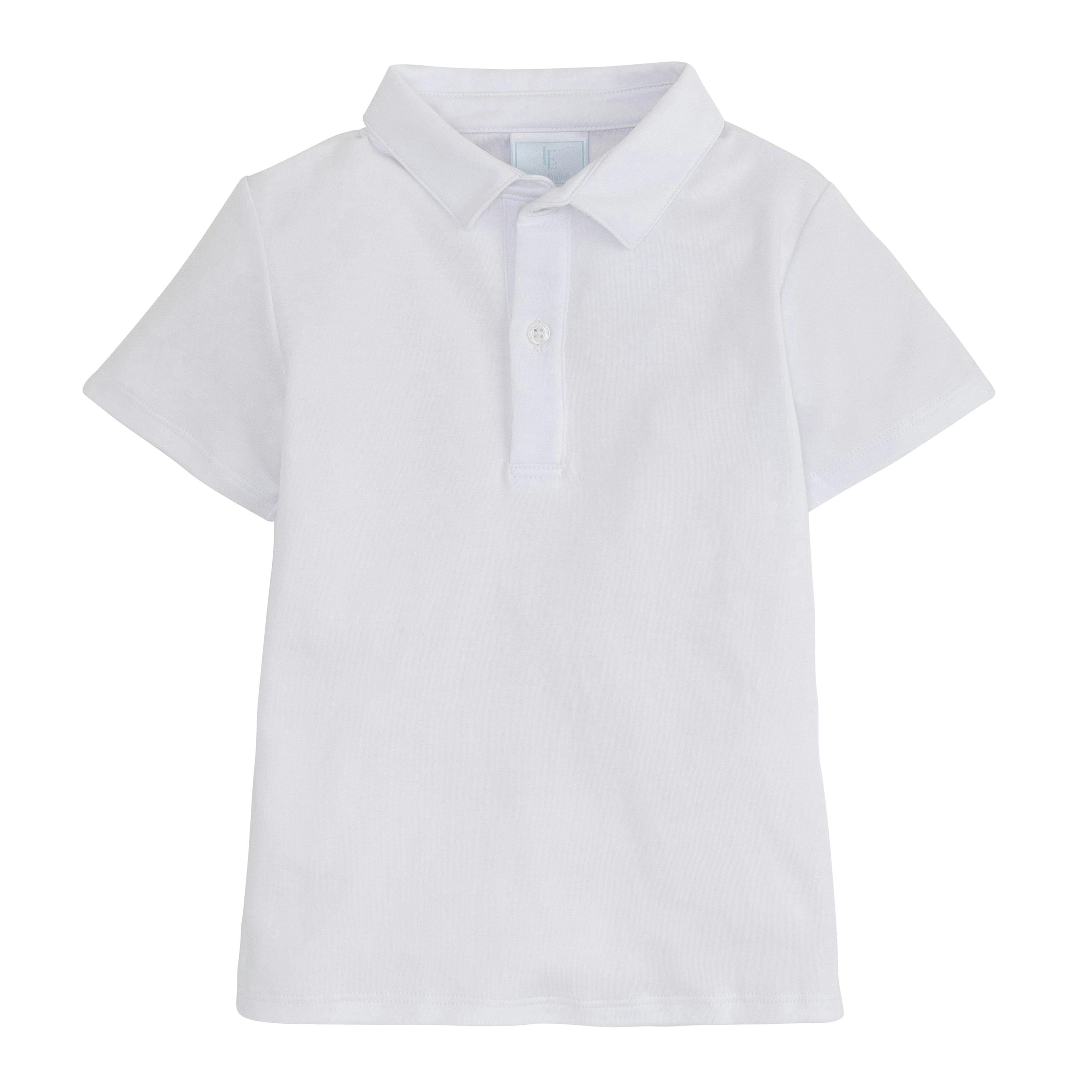 Short Sleeve Polo - White
