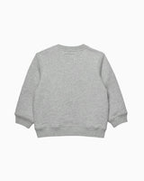 Baby Here Comes Trouble Sweatshirt in Grey Marl
