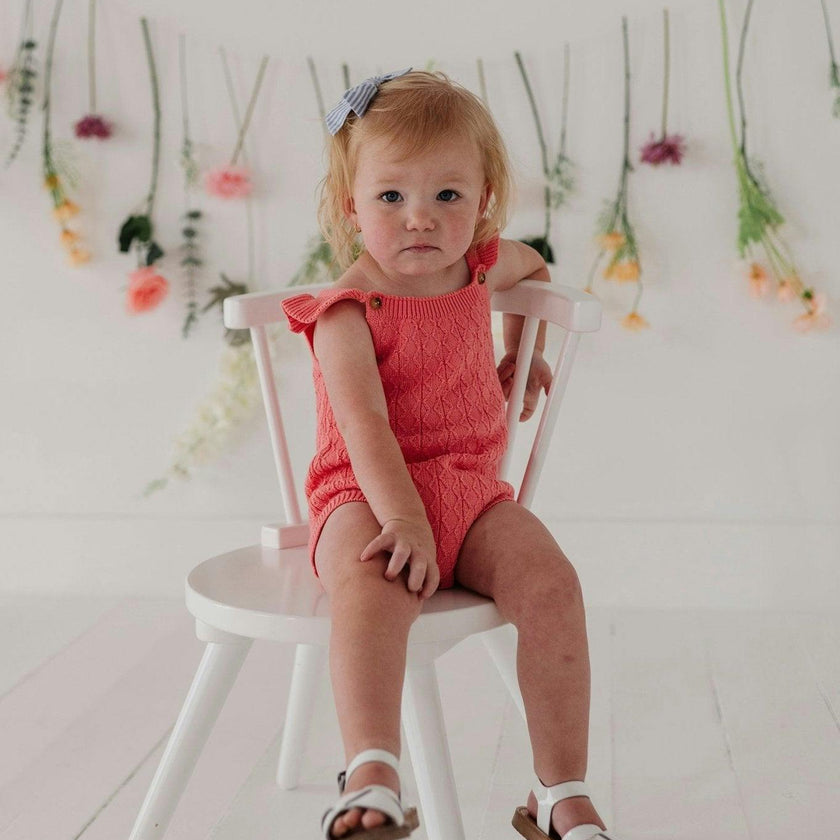 Baby Girl Knit Sweater Bodysuit