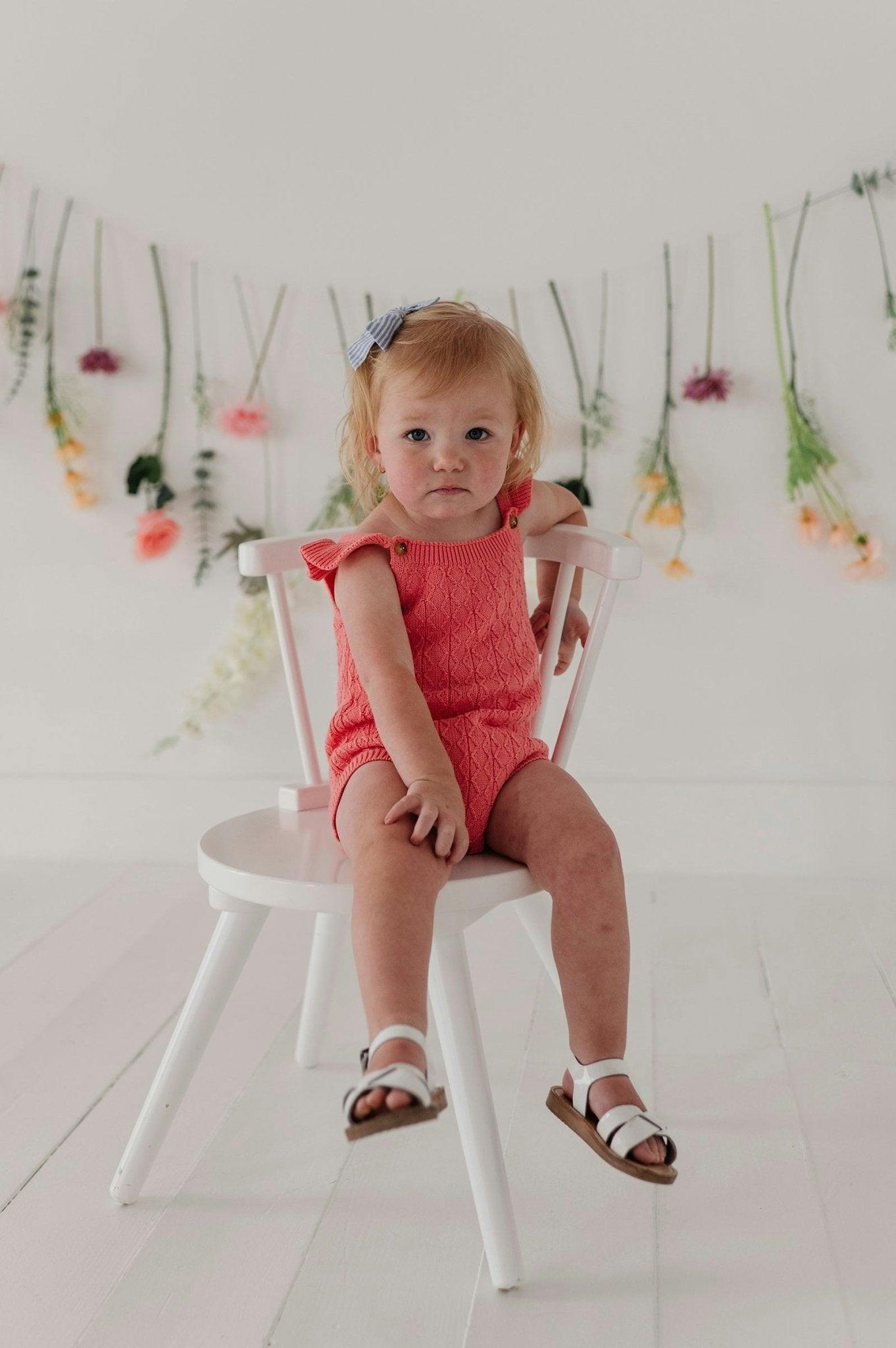 Baby Girl Knit Sweater Bodysuit