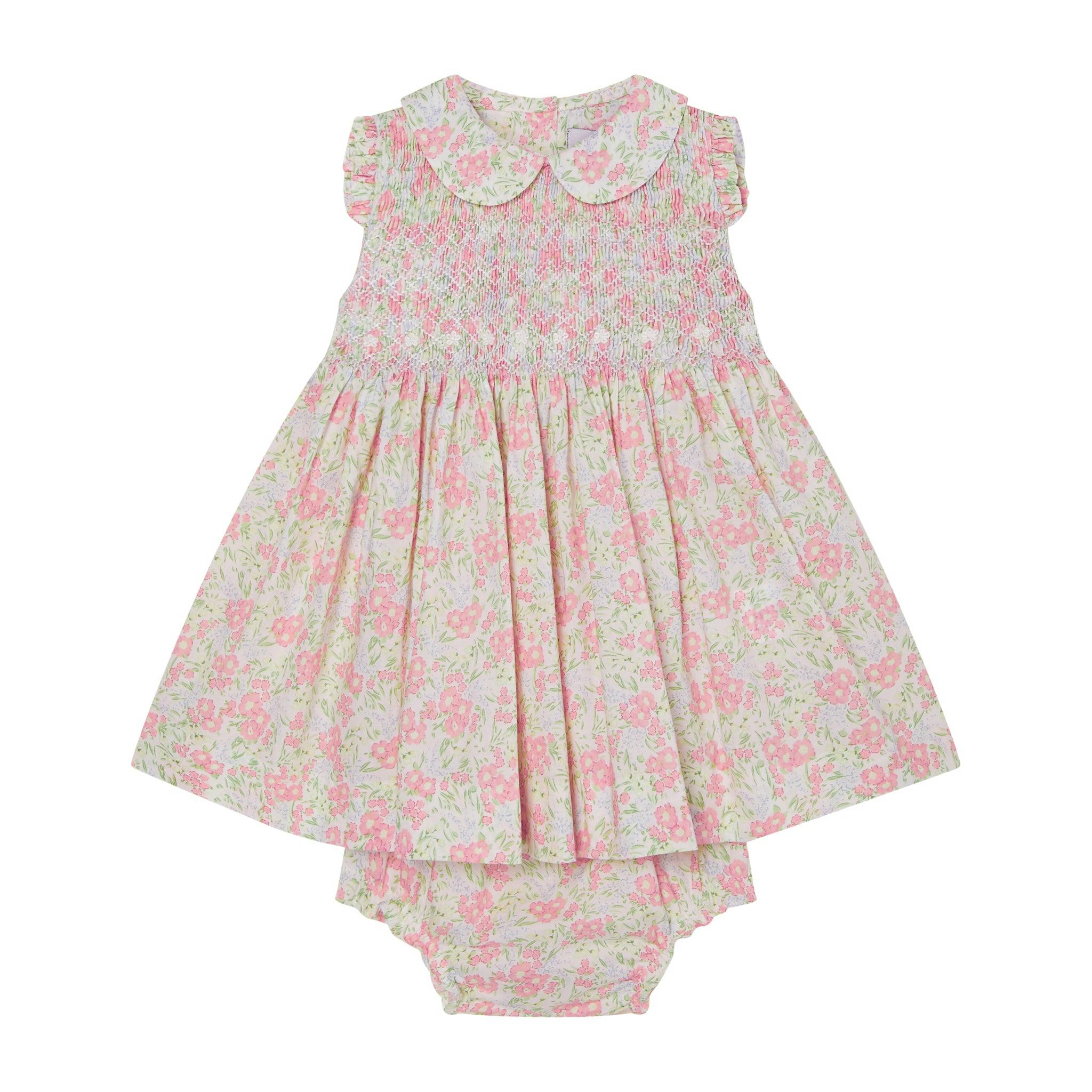Hand-Smocked Baby Dress Tansy