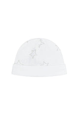 Grey Stars Print Hat