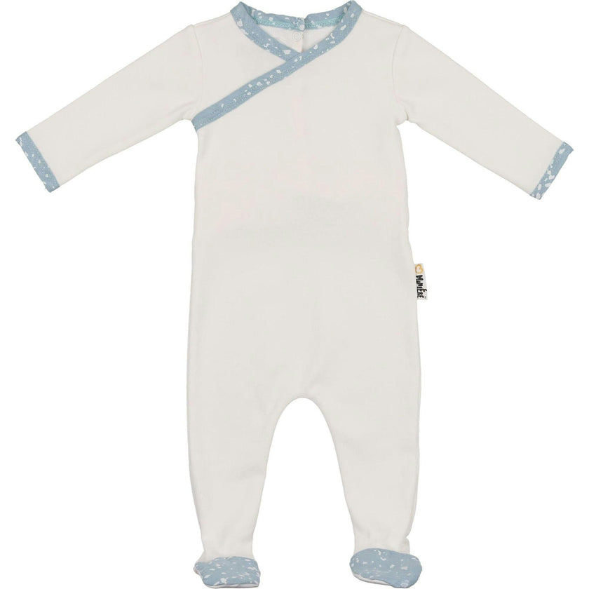 Speckled Wrap Footie