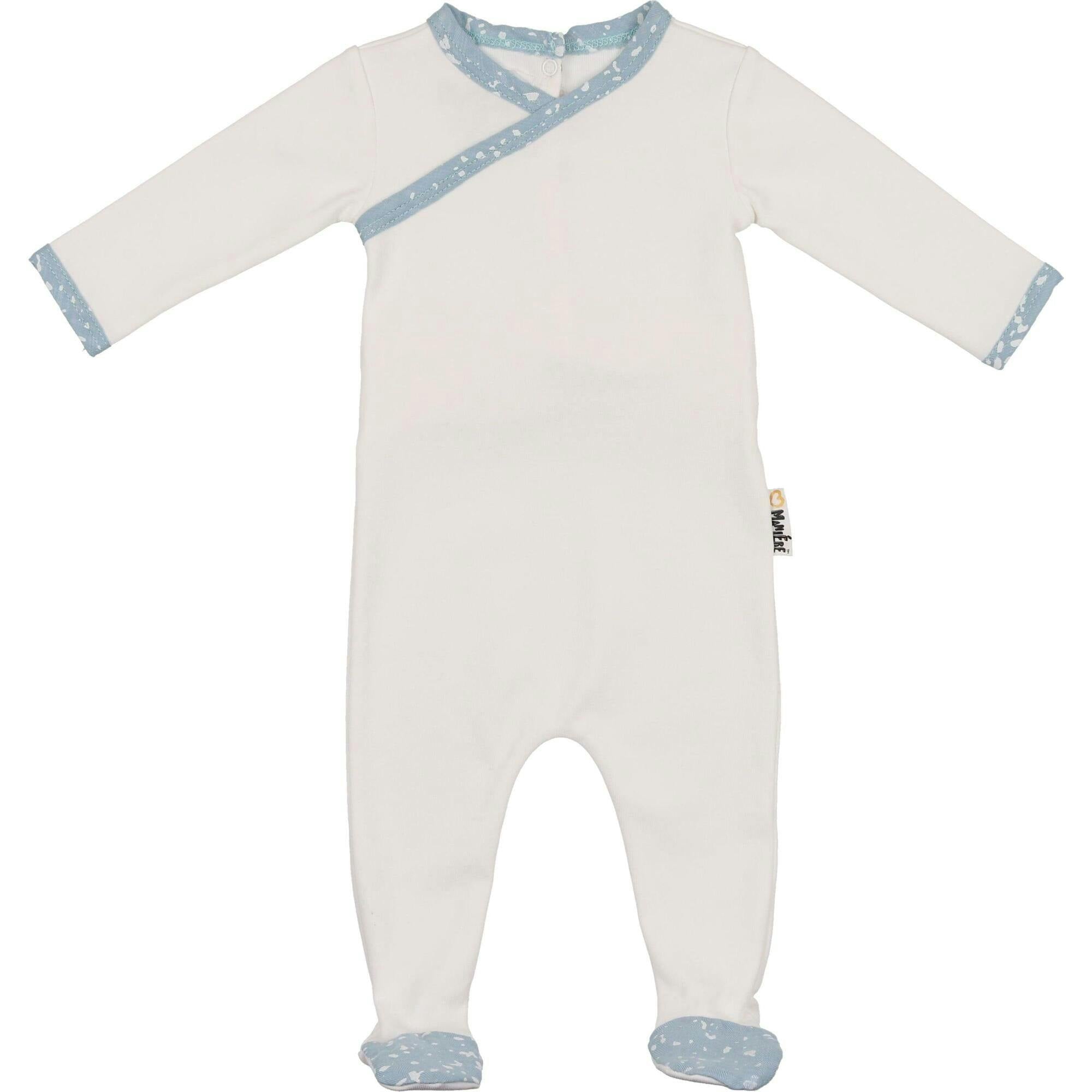 Speckled Wrap Footie