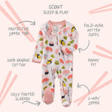 SCOUT Sleep & Play Girls Pajamas