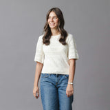 Organic Bell Sleeve Sweater Top