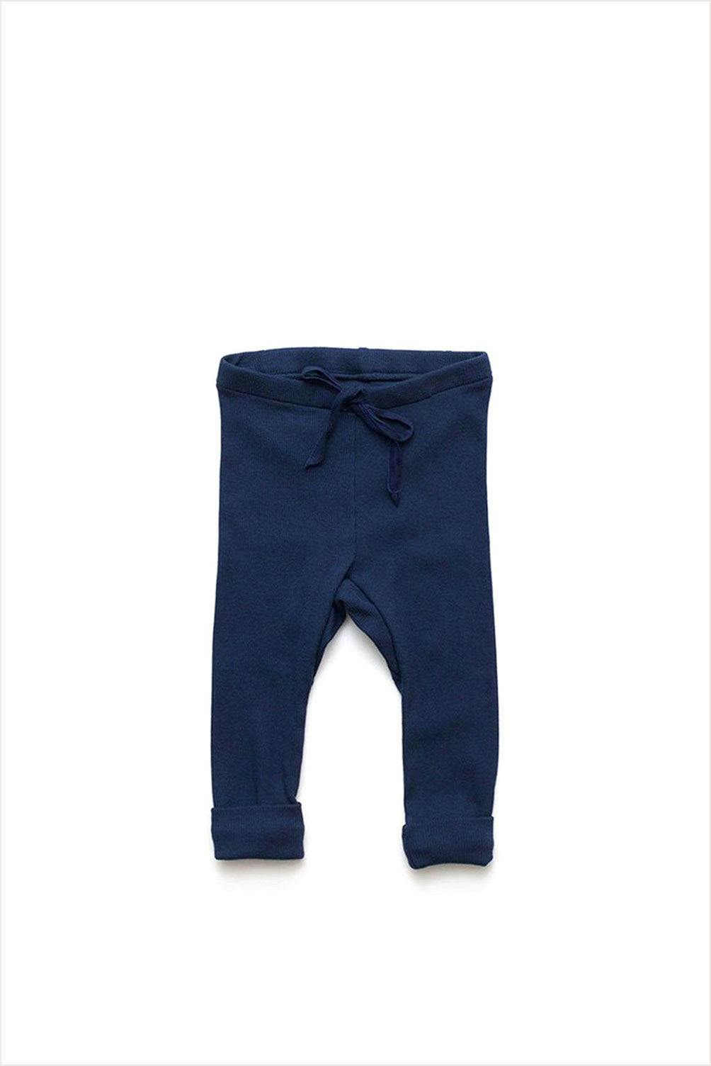 Rib Baby Legging Navy