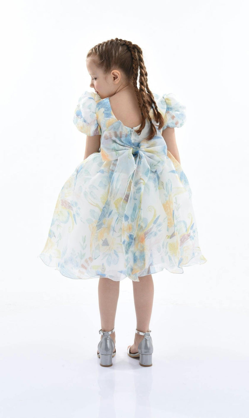 Blue Chablis Floral Garden Organza Dress