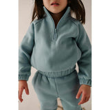 Fleece Zip Set Heather Gray