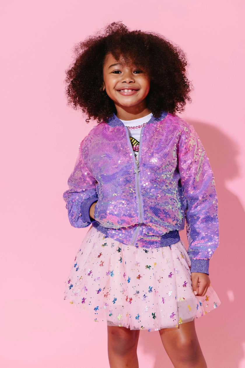 Rainbow Metallic Unicorn Tutu