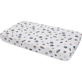 Cotton Muslin Crib Sheet - Planetary