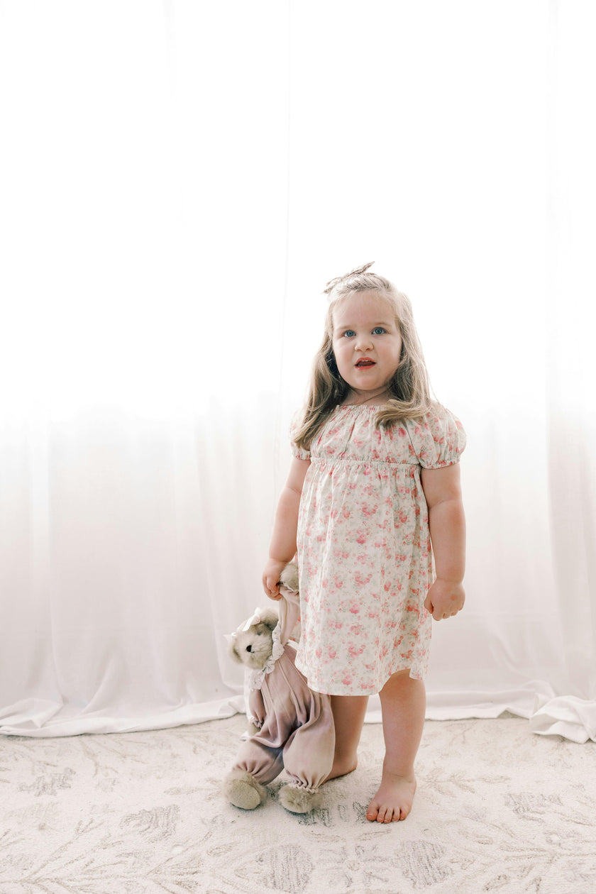 The Kennedi Dress |Pink Blossoms