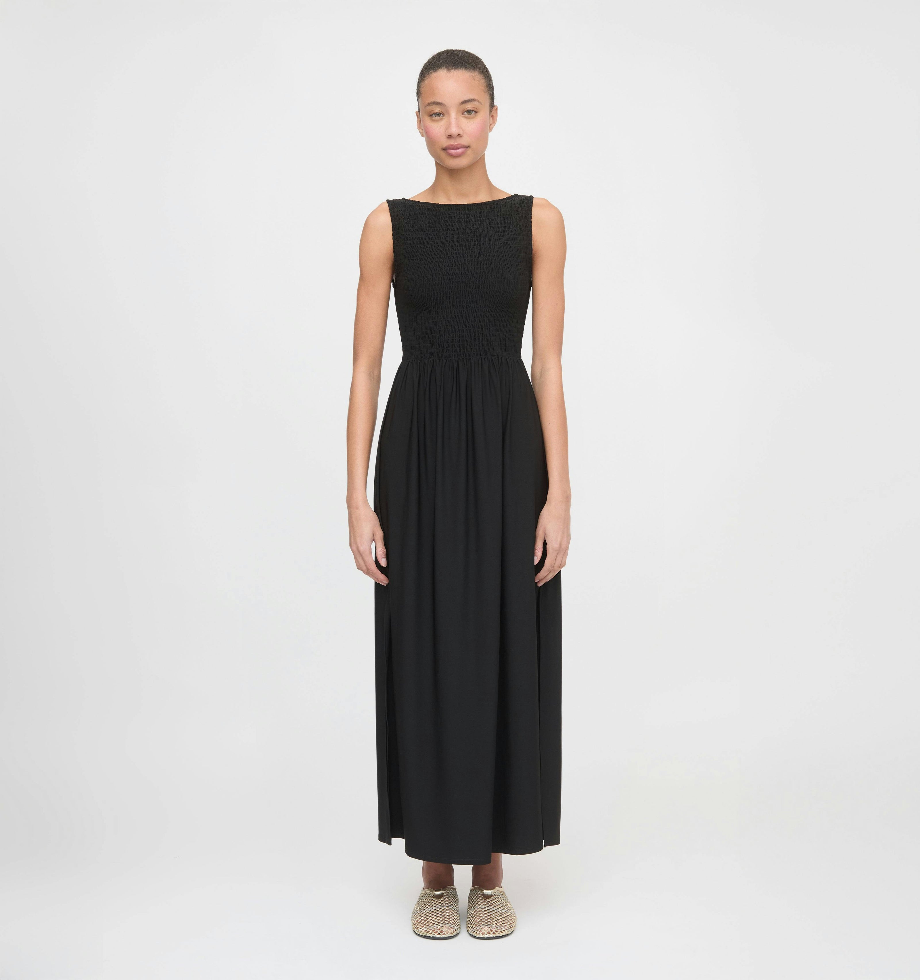 The Cosima Nap Dress - Black Jersey