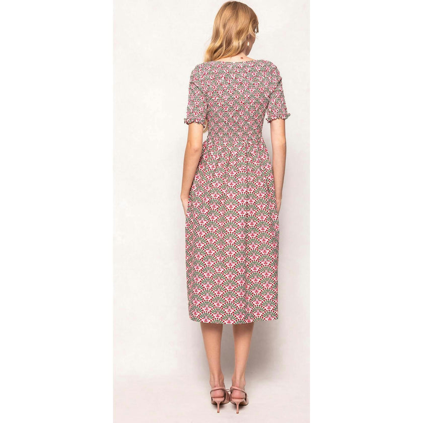 Parker Dress in Floral Fan
