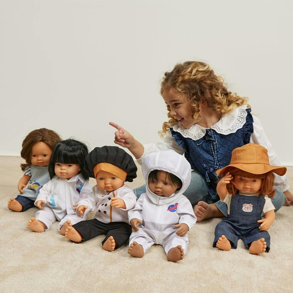 Careers Collection - Scientist Doll Outfit with Lab Coat & Pants for 15