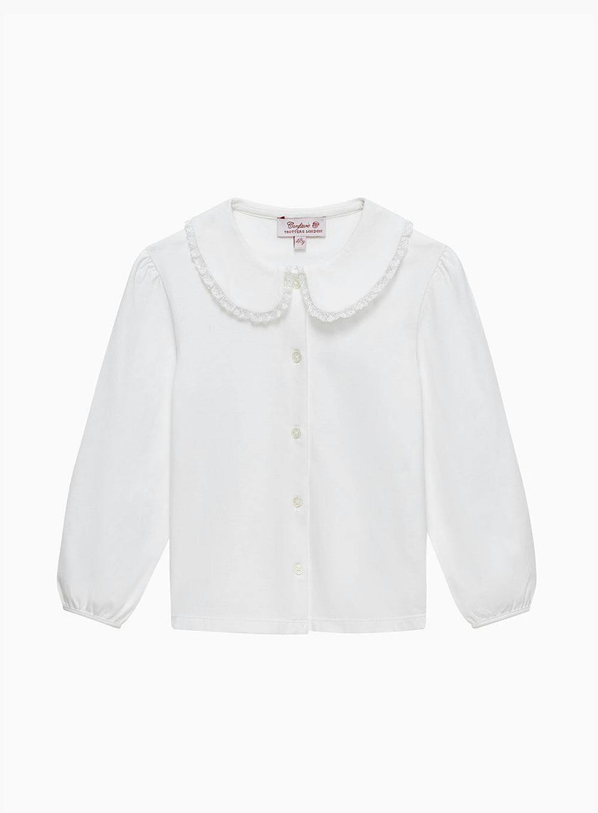 Evelyn Lace Jersey Top
