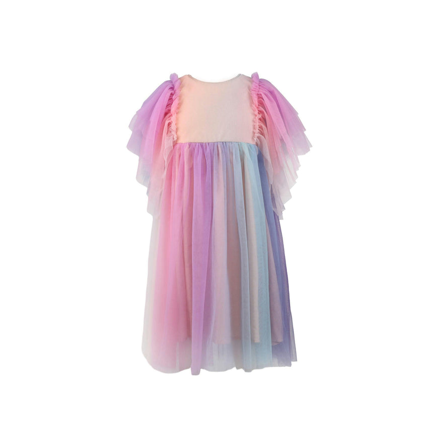 Lola + The Boys Cotton Candy Dream Tulle Dress Size 2 Pink Layered Tulle Party Dress