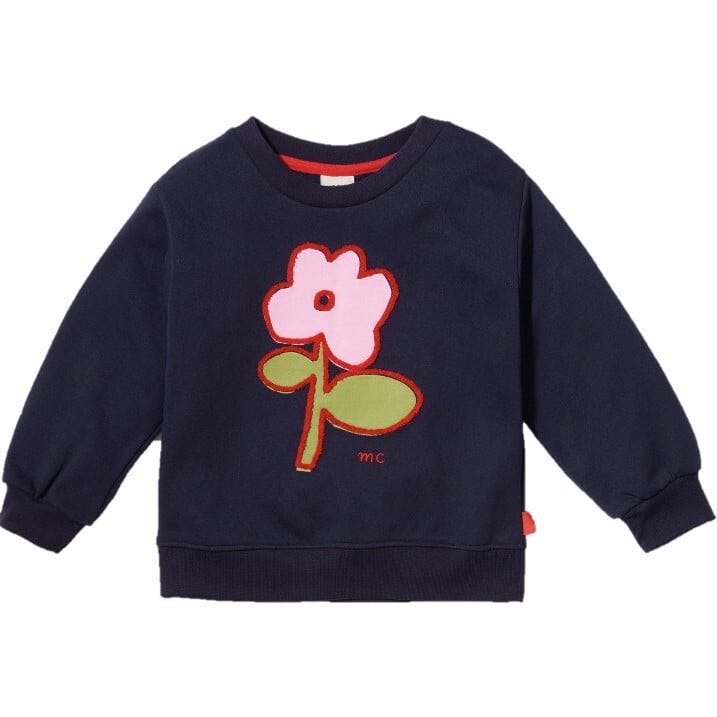 Recycled Cotton Flower Kid Sweatshirt