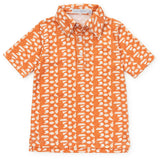 Griffin Boys' Pima Cotton Polo Golf Shirt - Pep Rally Orange
