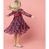 Chloe Winter Floral Party Dress