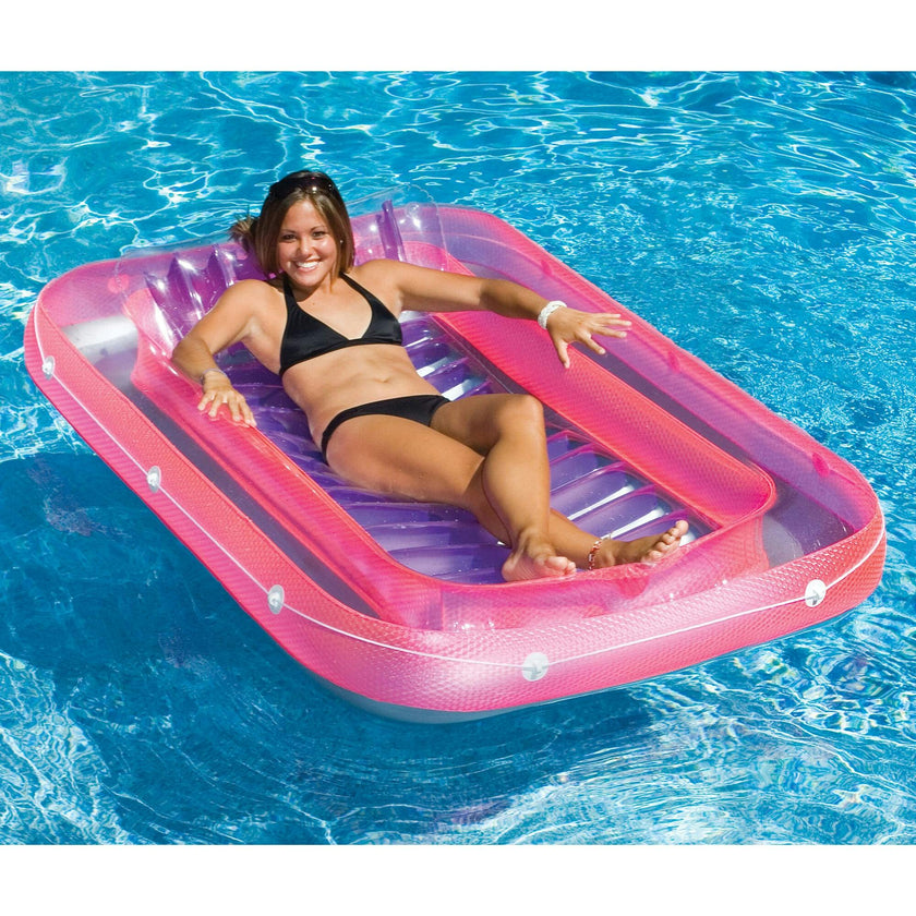 3'10" x 5'10" Inflatable Suntan Tub Lounge Float