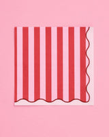 Candy Stripe Napkins - 25 paper napkins