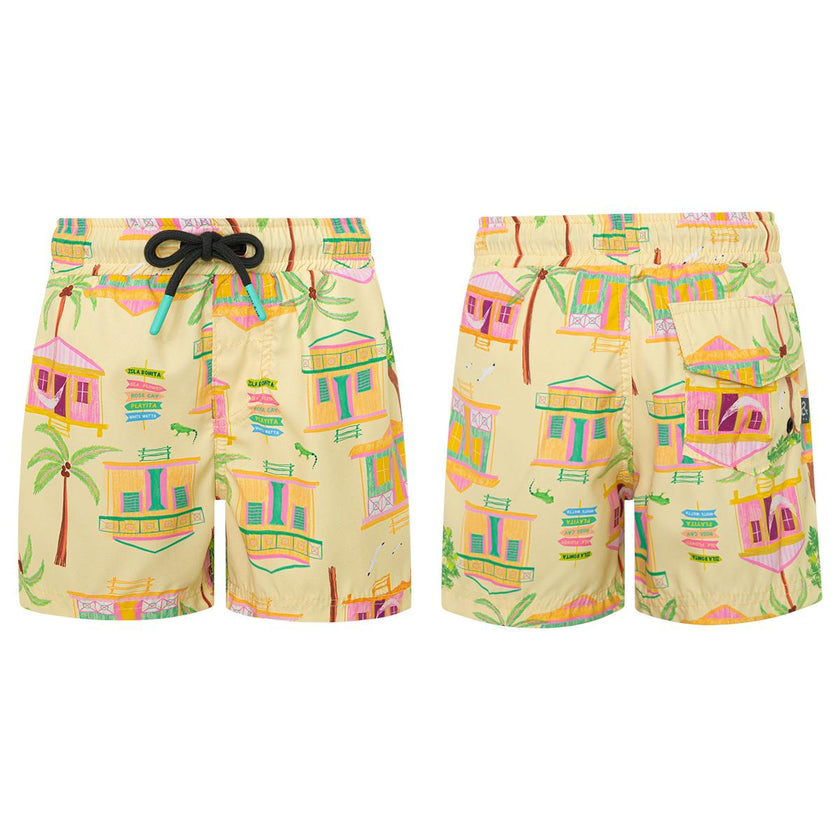 CASITAS ISLEÑAS AMARILLO - SWIMSHORTS
