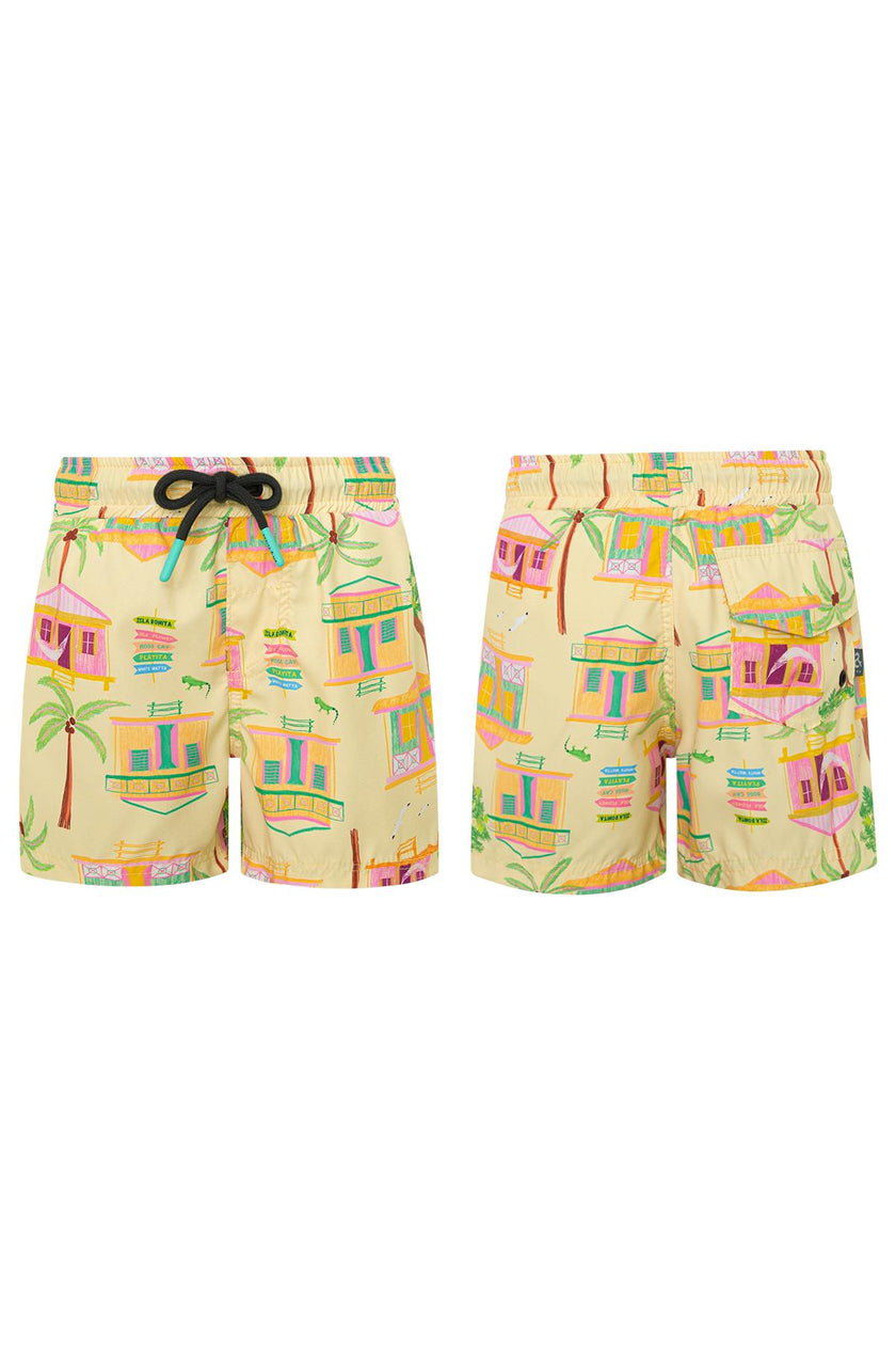 CASITAS ISLEÑAS AMARILLO - SWIMSHORTS