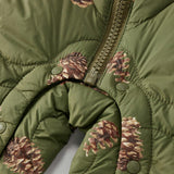 Pinecone Lightweight Down Hooded Jumpsuit