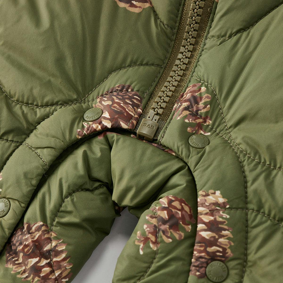 Pinecone Lightweight Down Hooded Jumpsuit