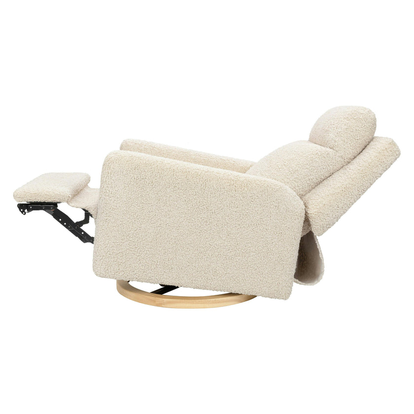 Babyletto Sigi Pro Power Recliner and Swivel Glider with Power Adjustable Headrest and Lumbar Support