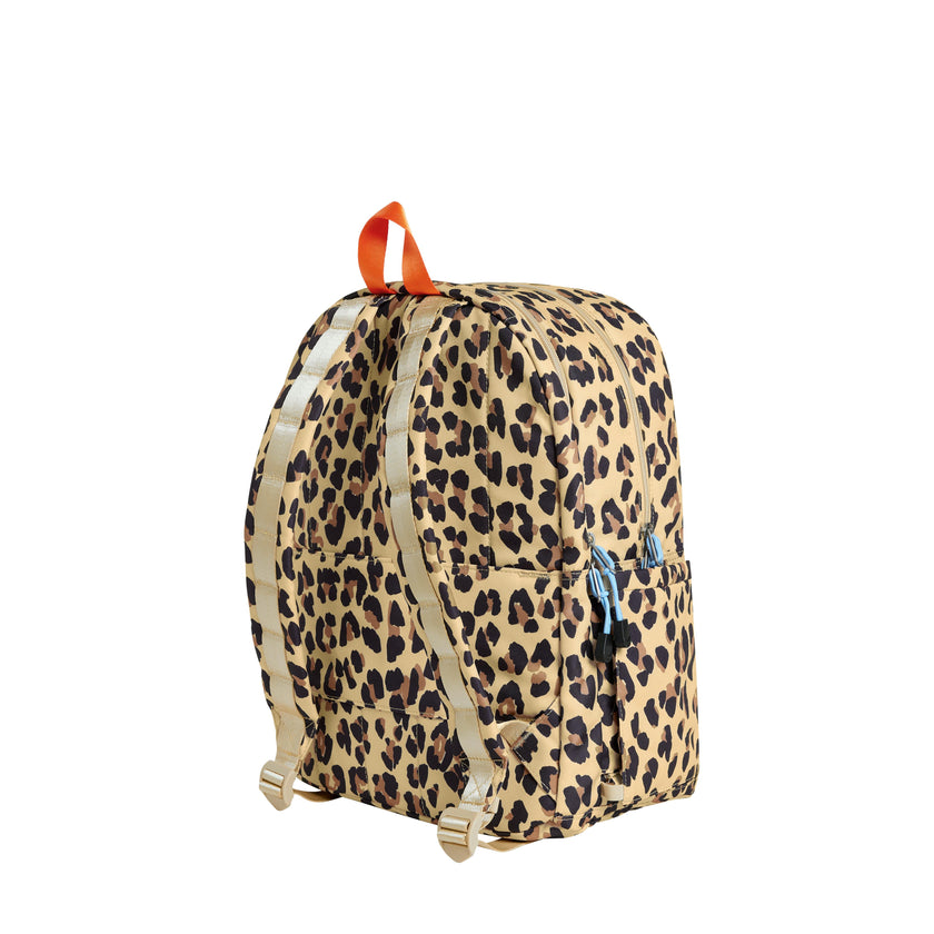 Kane Double Pocket Backpack, Leopard